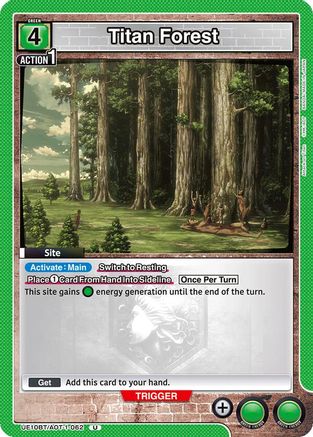 Titan Forest (UE10BT/AOT-1-062) - UE10BT Attack on Titan