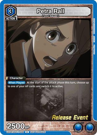 Petra Rall (UEPR/AOT-1-006) - UE10BT Attack on Titan Release Event Cards