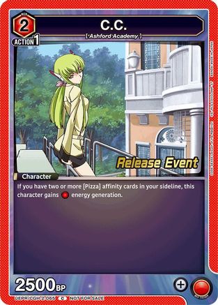 C.C. (065) (UEPR/CGH-2-065) - UEX03BT CODE GEASS Lelouch of the Rebellion Vol2 Release Event Cards