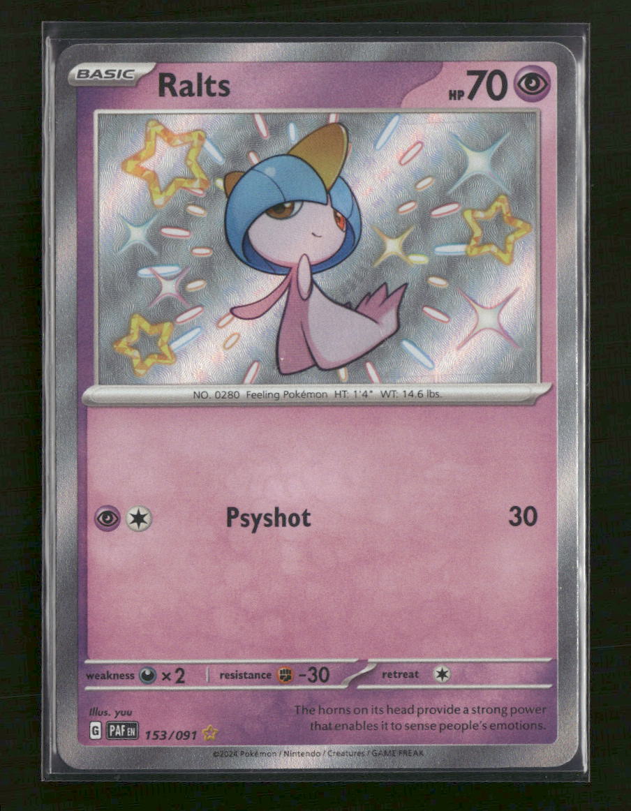 SV: Paldean Fates Ralts #153/091