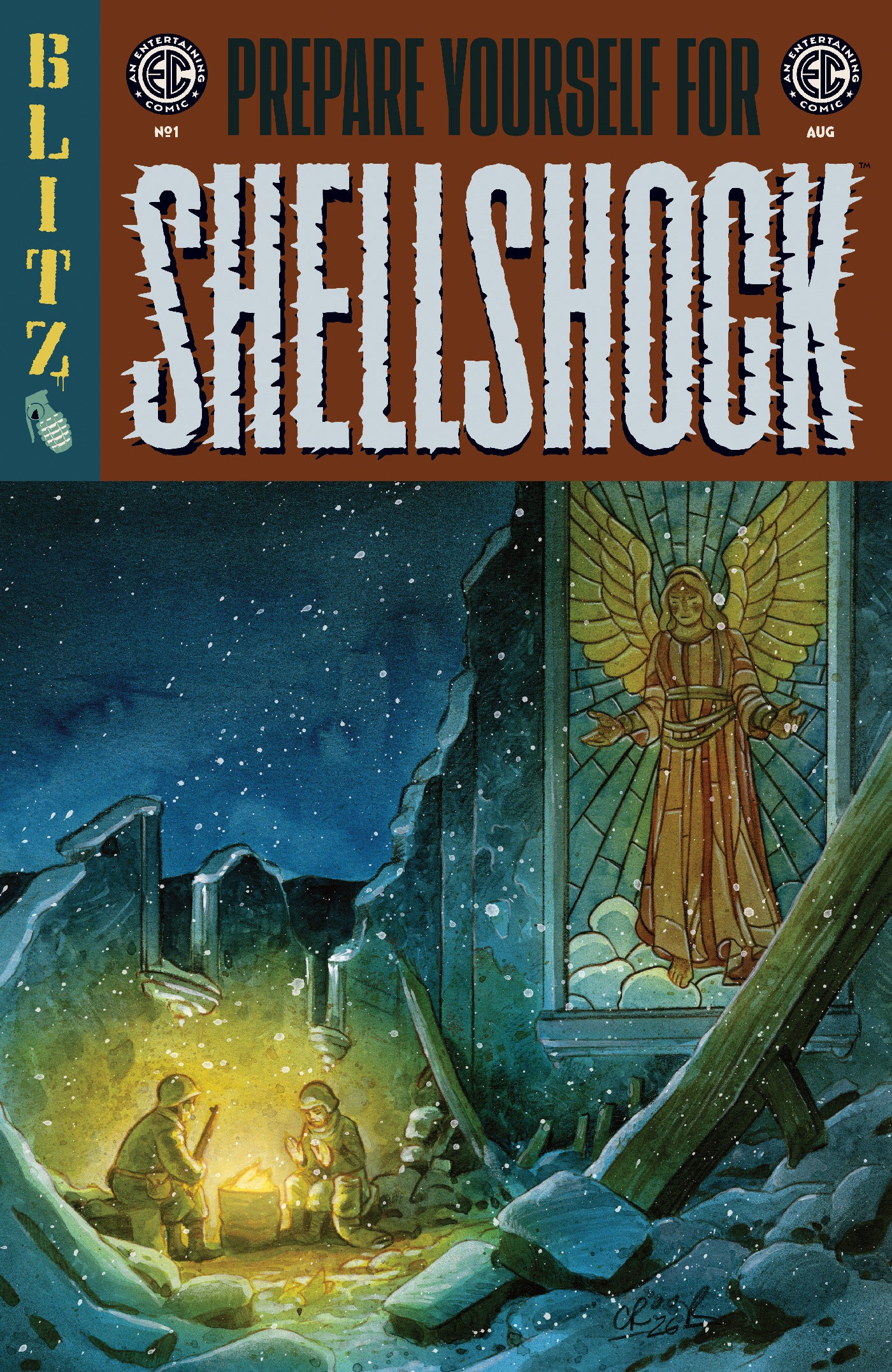 Ec Shellshock #1 A1 Cover Set Of 7 1:10 1:20 1:50 (08/19/2026) Oni