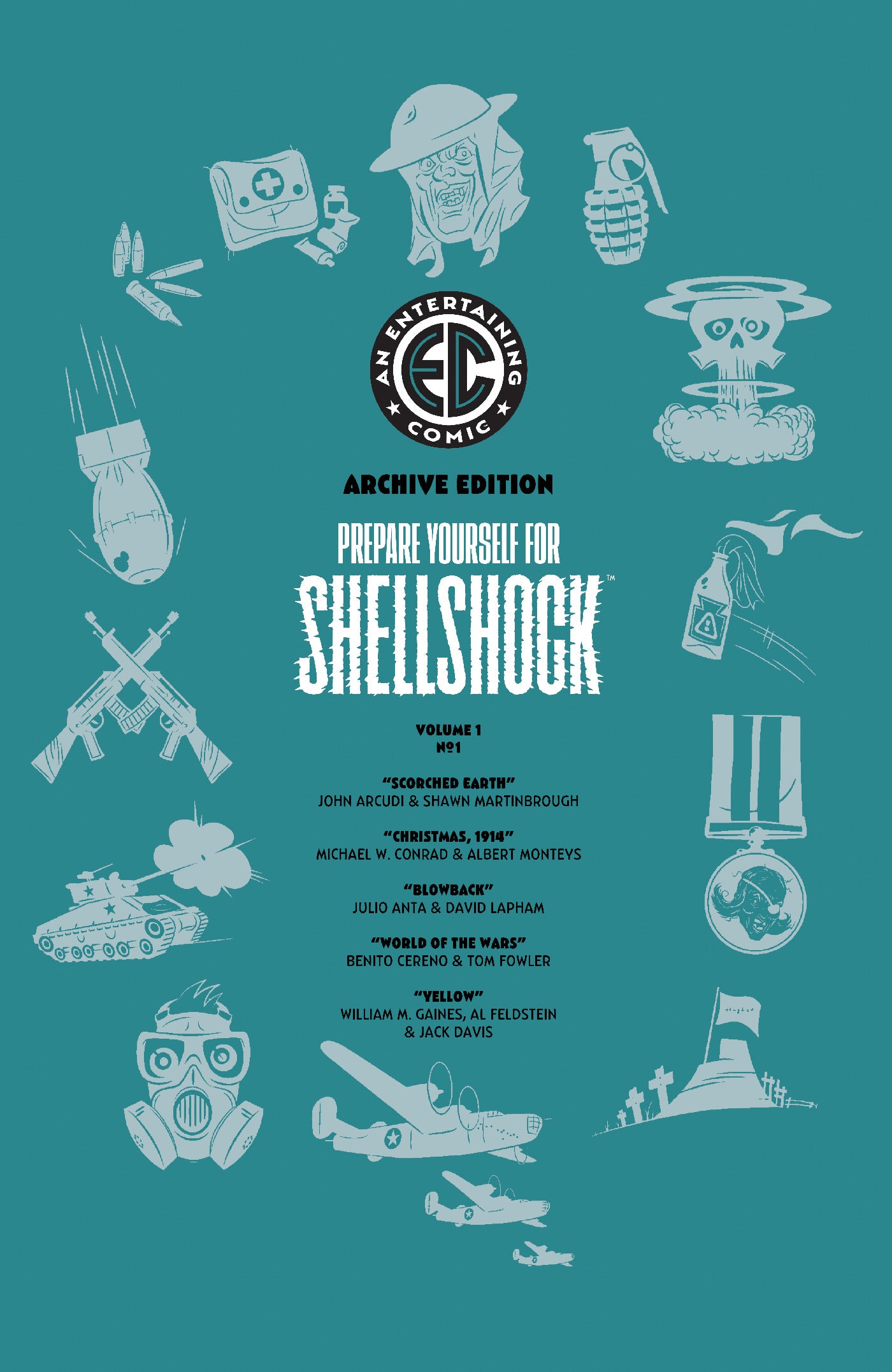 Ec Shellshock #1 A1 Cover Set Of 7 1:10 1:20 1:50 (08/19/2026) Oni