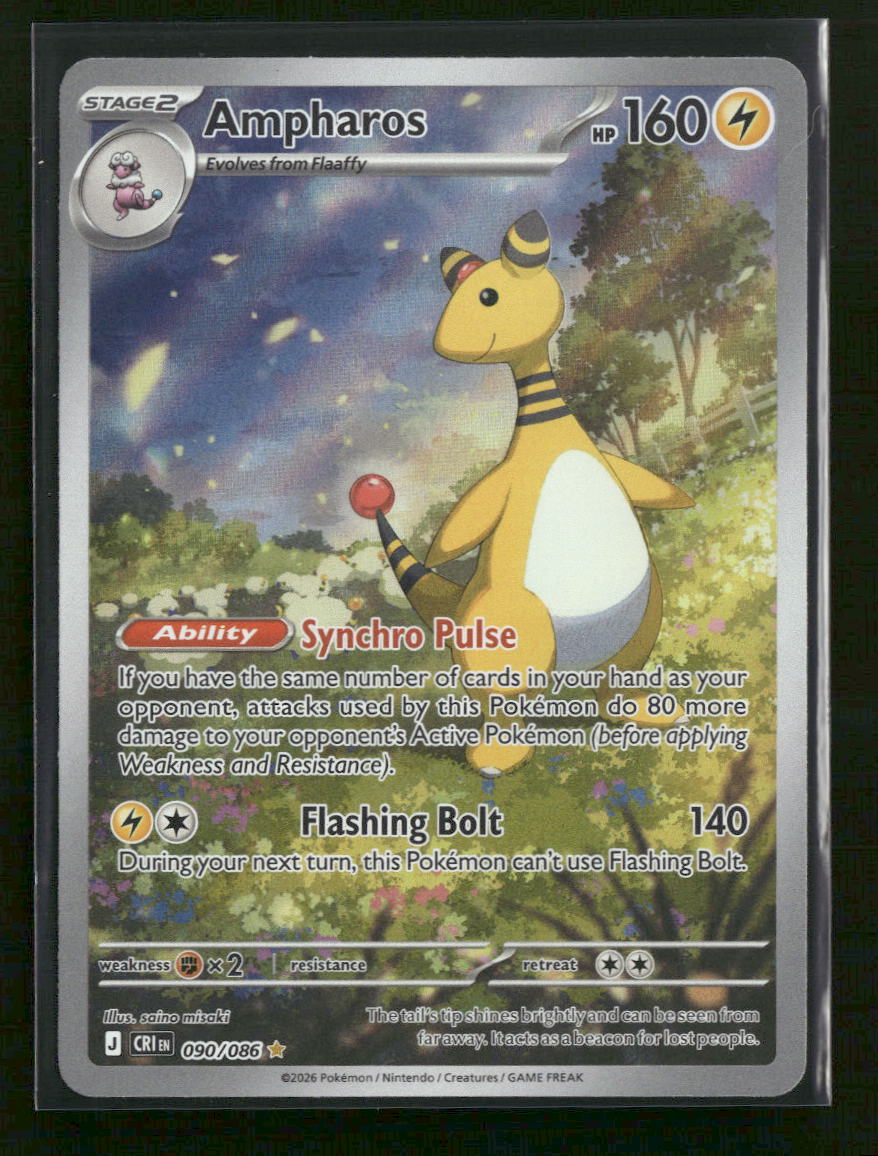 ME04: Chaos Rising Ampharos #090/086
