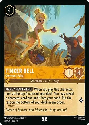 Tinker Bell - Generous Fairy (12/204) - Fabled