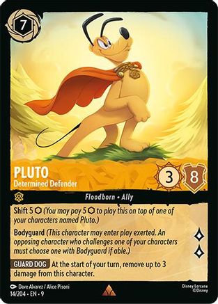 Pluto - Determined Defender (14/204) - Fabled