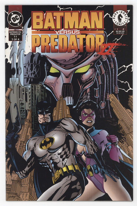 Batman Versus Predator II Bloodmatch 1 DC Dark Horse 1994 NM Hunrtress