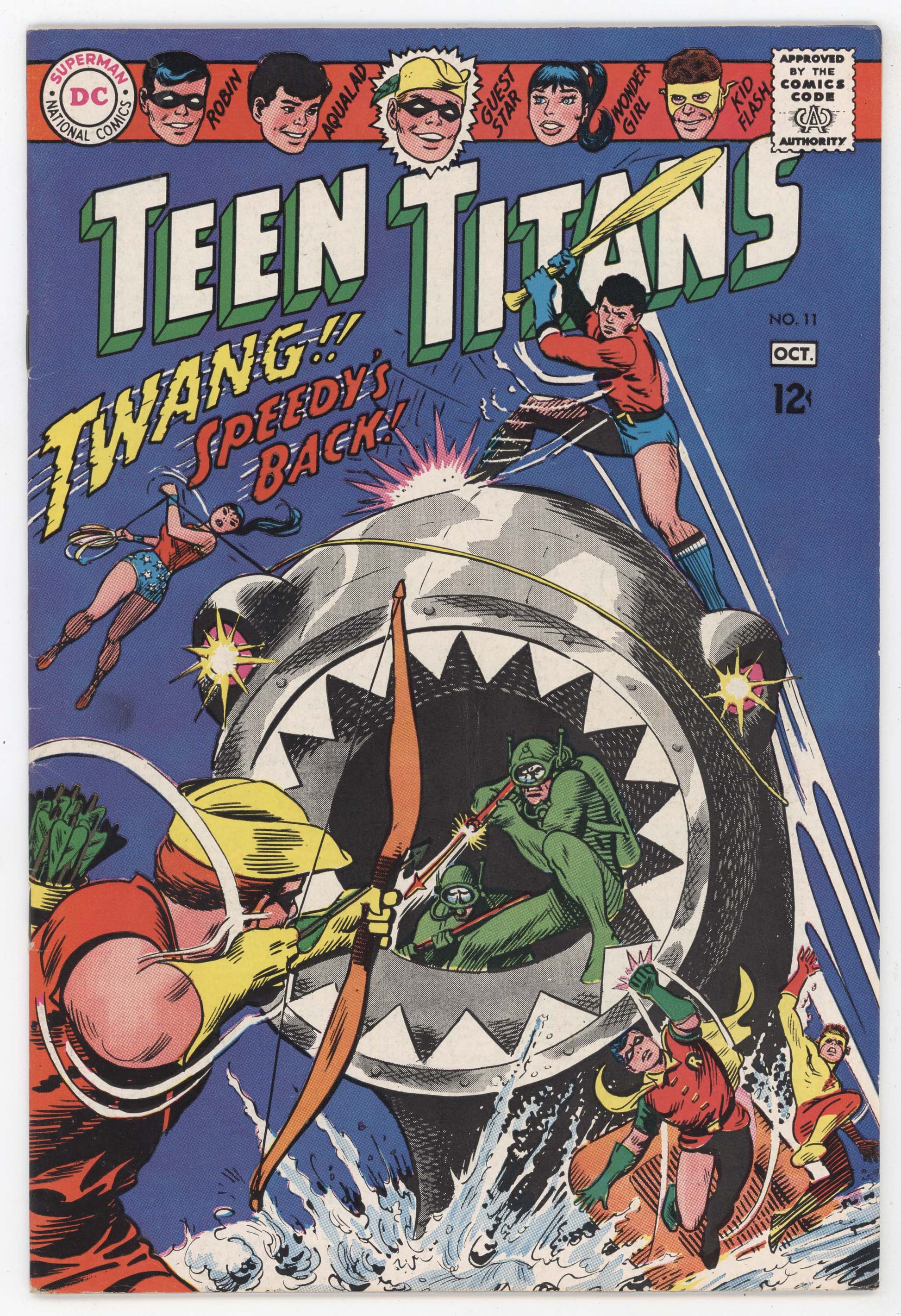 Vtg 1967 DC Comics Teen Titans Issue 9 Big Beach Rumble Robin Kid