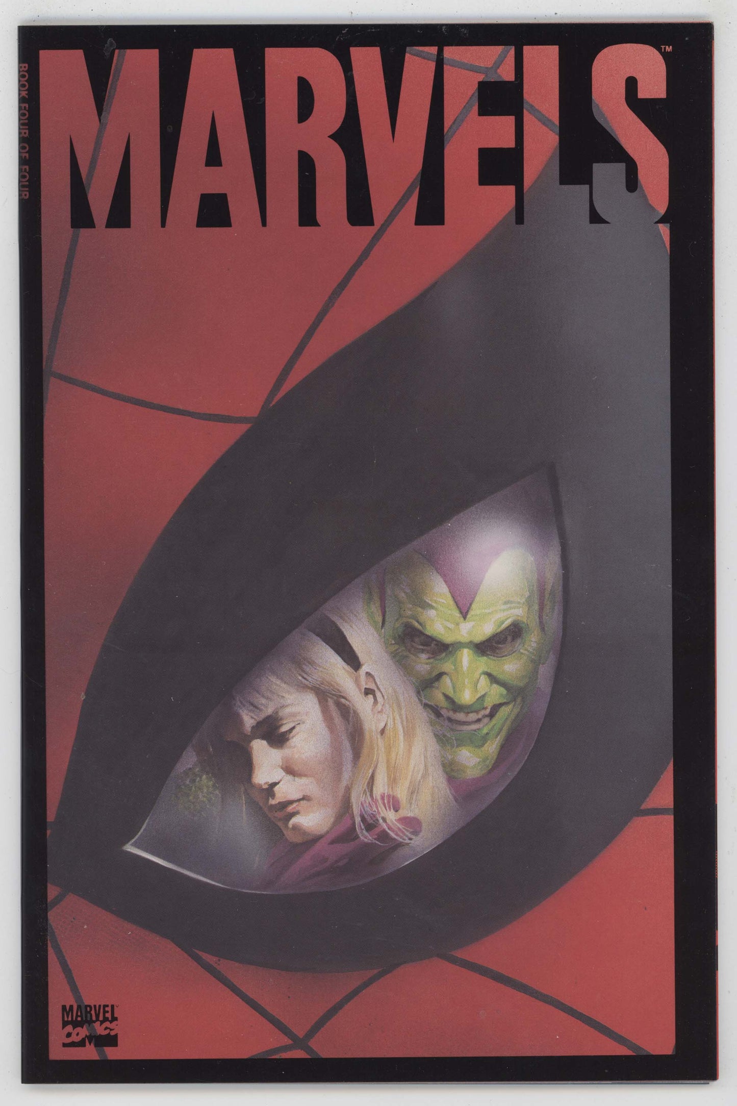 Marvels 4 Marvel 1994 NM Alex Ross Kurt Busiek Acetate Spider-Man