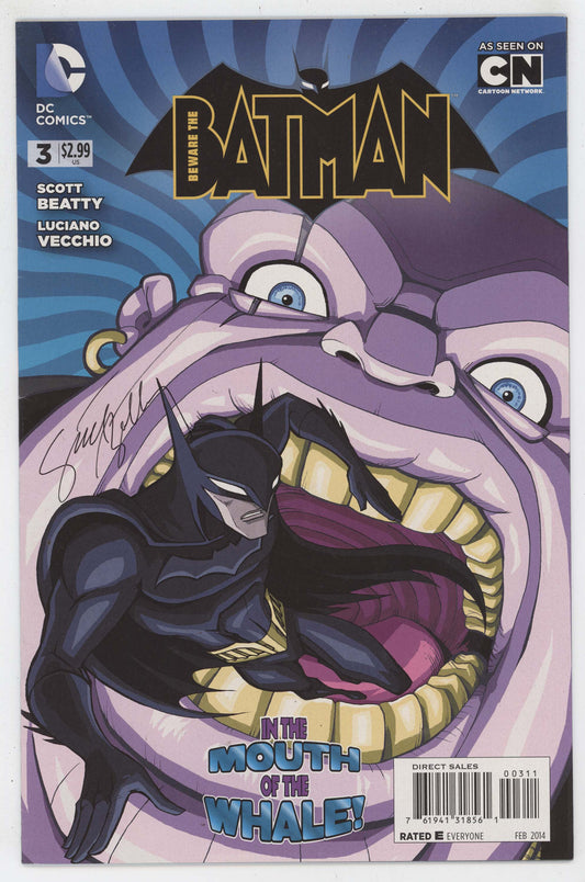 Beware The Batman 3 DC 2014 NM- 9.2 SIGNED Scott Beatty