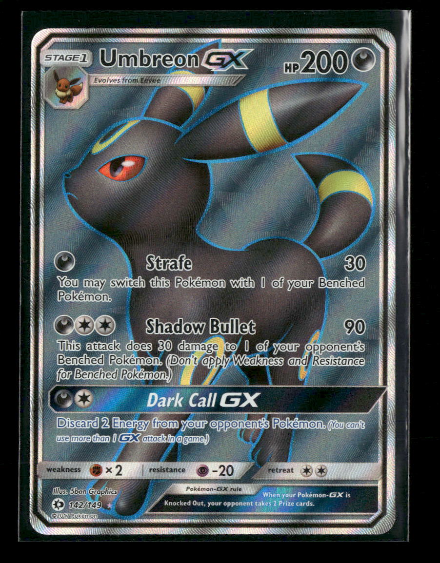 SM Base Set Umbreon GX (Full Art) #142/149