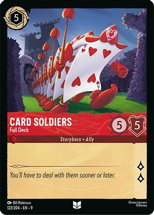 Card Soldiers - Full Deck (122/204) - Fabled Cold Foil