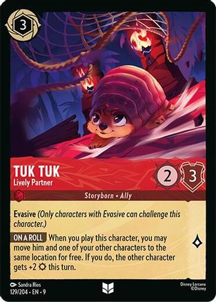 Tuk Tuk - Lively Partner (129/204) - Fabled Cold Foil