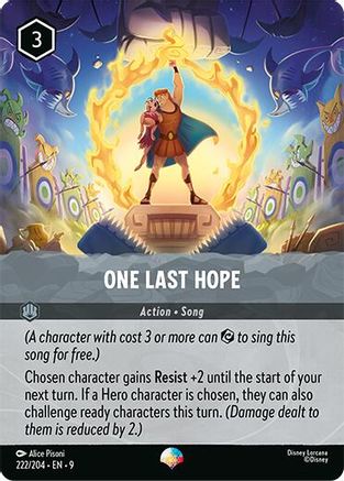One Last Hope (Epic) (222) - Fabled Holofoil