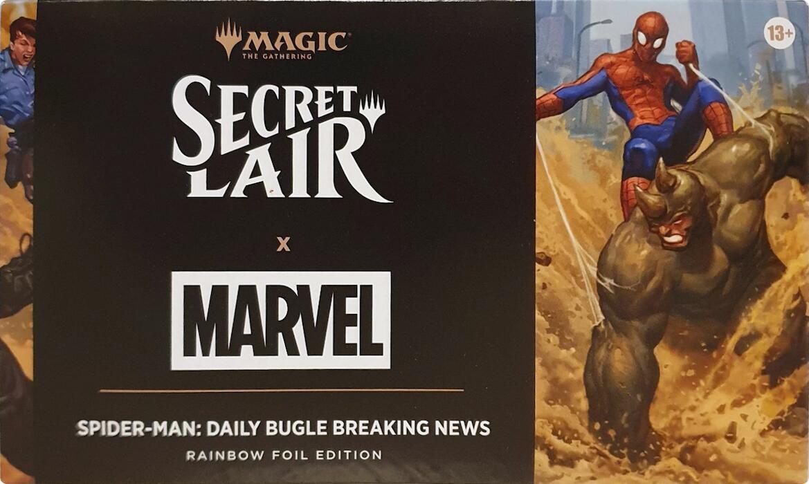 Secret Lair Drop: Secret Lair x Marvel's Spider-Man: Daily Bugle Breaking News - Rainbow Foil Edition [SLD]