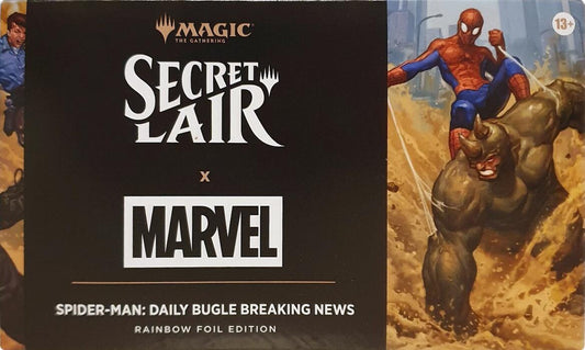Secret Lair Drop: Secret Lair x Marvel's Spider-Man: Daily Bugle Breaking News - Rainbow Foil Edition [SLD]