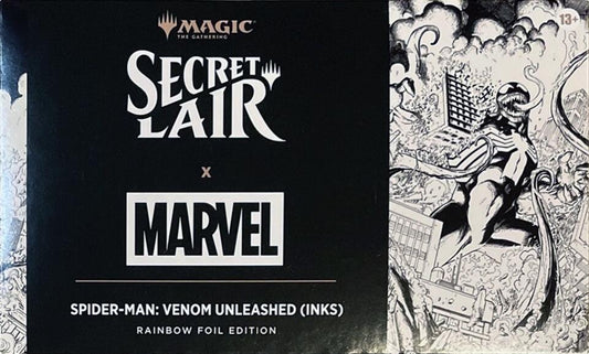 Secret Lair Drop: Secret Lair x Marvel's Spider-Man: Venom Unleashed (Inks) - Rainbow Foil Edition [SLD]