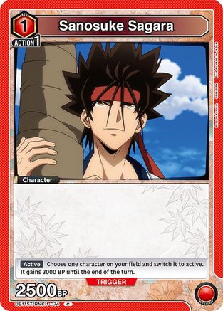 Sanosuke Sagara (074) (UE11ST/RNK-1-074) - UE11ST Rurouni Kenshin Starter Deck