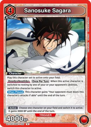 Sanosuke Sagara (103) (UE11ST/RNK-1-103) - UE11ST Rurouni Kenshin Starter Deck