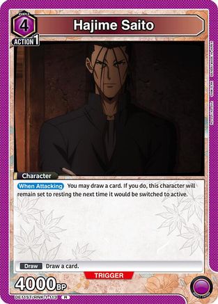 Hajime Saito (113) (UE11ST/RNK-1-113) - UE11ST Rurouni Kenshin Starter Deck