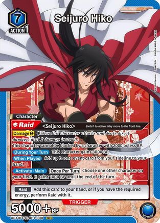 Seijuro Hiko (008) (UE11BT/RNK-1-008) - UE11BT Rurouni Kenshin Foil