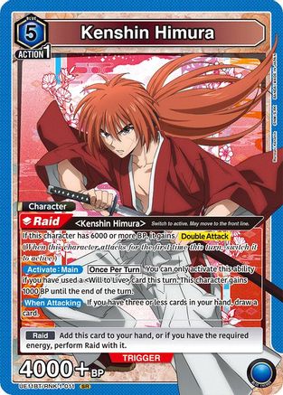 Kenshin Himura (011) (UE11BT/RNK-1-011) - UE11BT Rurouni Kenshin Foil