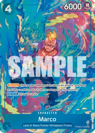 Marco (Alternate Art) (PRB02-008) - Premium Booster -The Best- Vol. 2 Foil