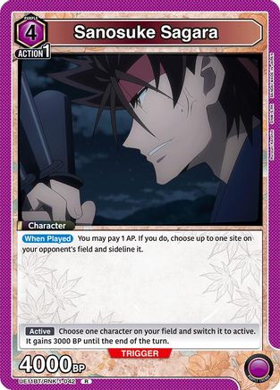 Sanosuke Sagara (042) (UE11BT/RNK-1-042) - UE11BT Rurouni Kenshin Foil