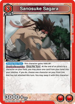 Sanosuke Sagara (076) (UE11BT/RNK-1-076) - UE11BT Rurouni Kenshin Foil