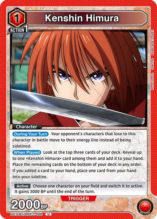 Kenshin Himura (086) (UE11BT/RNK-1-086) - UE11BT Rurouni Kenshin