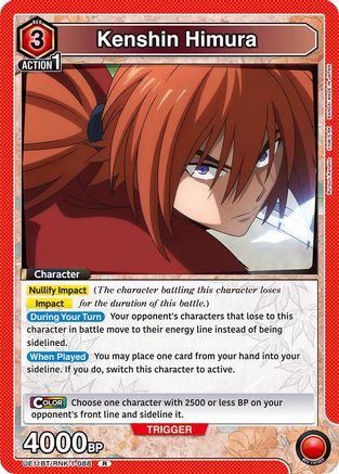 Kenshin Himura (088) (UE11BT/RNK-1-088) - UE11BT Rurouni Kenshin Foil