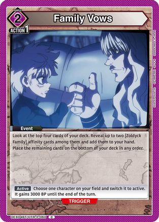 Family Vows (UEX04BT/HTR-2-060) - UEX04BT HUNTER X HUNTER Vol2