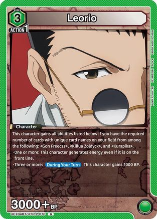 Leorio (UEX04BT/HTR-2-070) - UEX04BT HUNTER X HUNTER Vol2 Foil