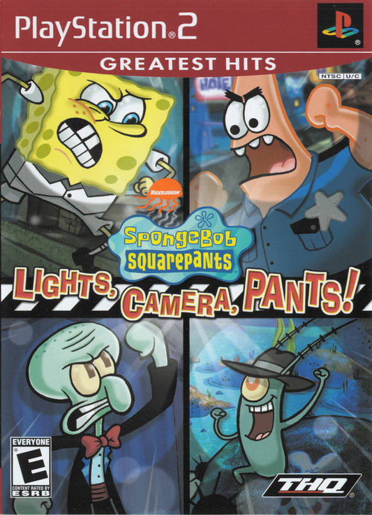 SpongeBob SquarePants Lights Camera Pants (Greatest Hits) (Playstation 2)