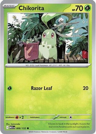 Chikorita 008 - ME01 Mega Evolution