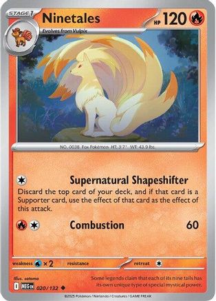 Ninetales 020 - ME01 Mega Evolution