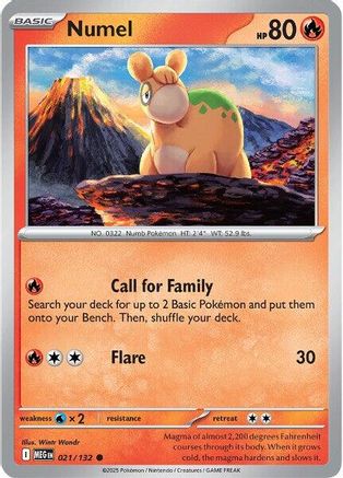 Numel 021 - ME01 Mega Evolution
