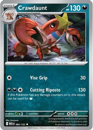 Crawdaunt 085 - ME01 Mega Evolution