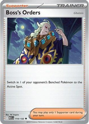 Boss's Orders [Ghetsis] 114 - ME01 Mega Evolution