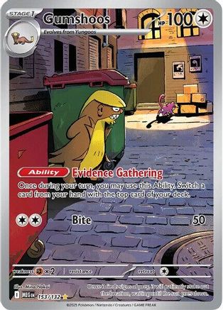 Gumshoos 153/132 - ME01 Mega Evolution Holofoil