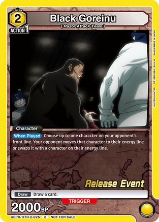 Black Goreinu (UEPR/HTR-2-025) - UEX04BT HUNTER X HUNTER Vol2 Release Event Cards