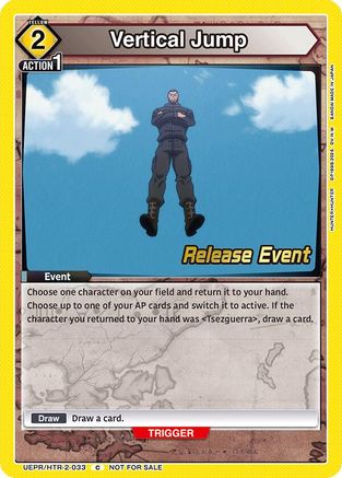 Vertical Jump (UEPR/HTR-2-033) - UEX04BT HUNTER X HUNTER Vol2 Release Event Cards