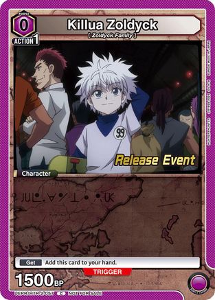 Killua Zoldyck (057) (UEPR/HTR-2-057) - UEX04BT HUNTER X HUNTER Vol2 Release Event Cards