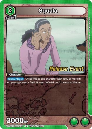 Squala (UEX04BT/HTR-2-067) - UEX04BT HUNTER X HUNTER Vol2 Release Event Cards