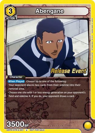 Abengane (UEPR/HTR-2-001) - UEX04BT HUNTER X HUNTER Vol2 Release Event Cards