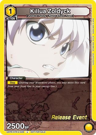 Killua Zoldyck (028) (UEPR/HTR-2-028) - UEX04BT HUNTER X HUNTER Vol2 Release Event Cards