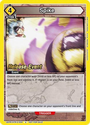 Spike (UEPR/HTR-2-034) - UEX04BT HUNTER X HUNTER Vol2 Release Event Cards