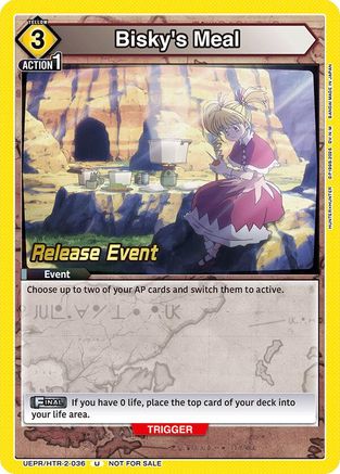 Bisky's Meal (UEPR/HTR-2-036) - UEX04BT HUNTER X HUNTER Vol2 Release Event Cards