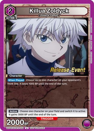 Killua Zoldyck (058) (UEPR/HTR-2-058) - UEX04BT HUNTER X HUNTER Vol2 Release Event Cards