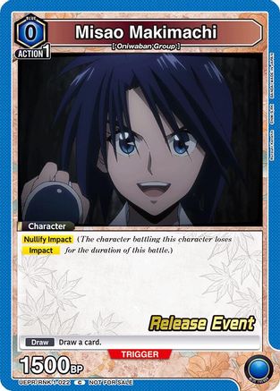 Misao Makimachi (022) (UEPR/RNK-1-022) - UE11BT Rurouni Kenshin Release Event Cards