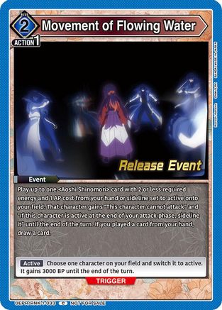 Movement of Flowing Water (UEPR/RNK-1-033) - UE11BT Rurouni Kenshin Release Event Cards